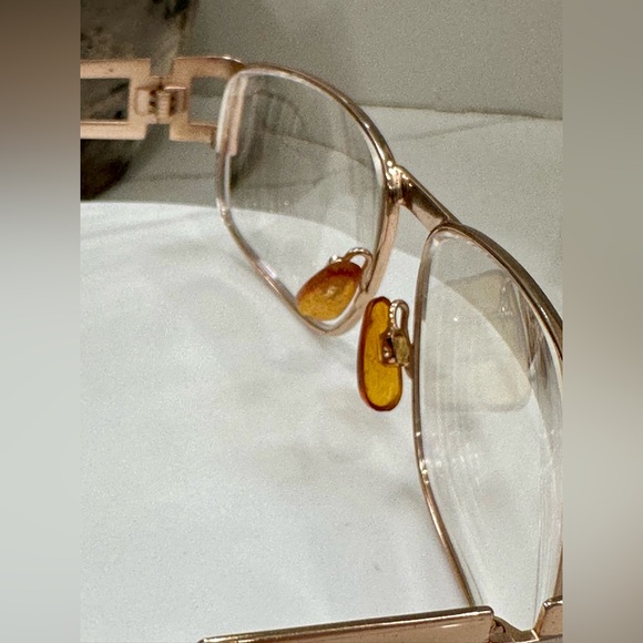 Bella Italia - Vintage Italian Gold/Silver Rx Eyeglass Frames - VGUC - Picture 13 of 14